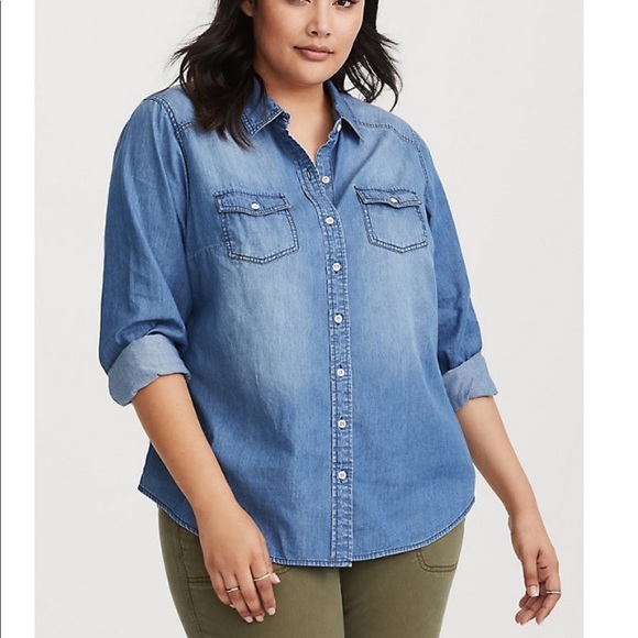 torrid Tops - Denim shirt